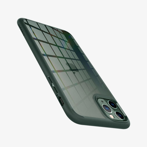 075CS27135 - iPhone 11 Pro Max Case Ultra Hybrid in crystal clear showing the back